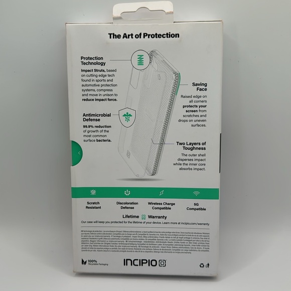 NIB INCIPIO™️ DUO SAMSUNG GALAXY S21+ 5G BLACK DUAL LAYER PHONE CASE - Picture 2 of 3